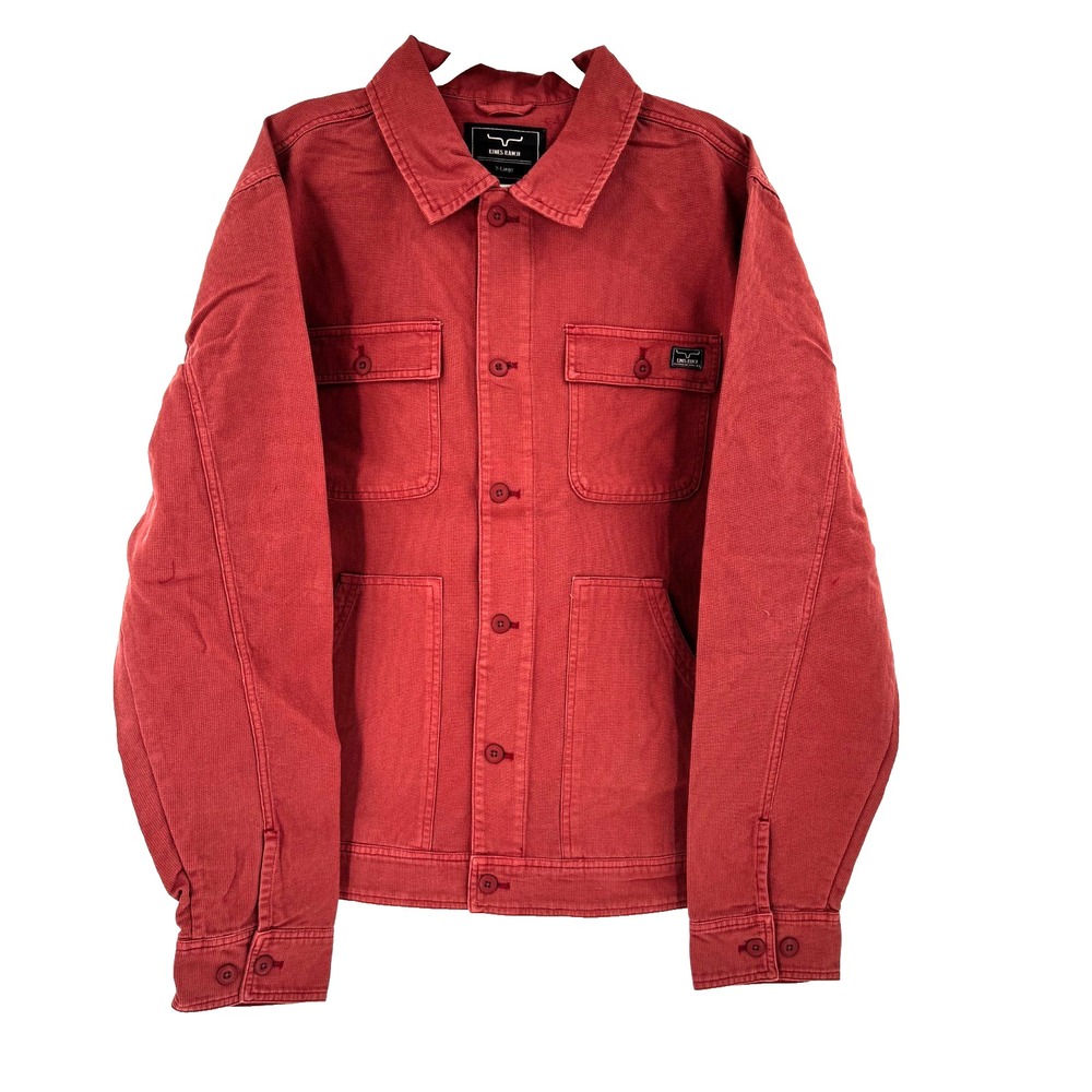 Kimes Ranch Rough Stock Jacket Mens XL Rust Chor Barn Landman Cowboy Western NEW - Picture 11 of 13